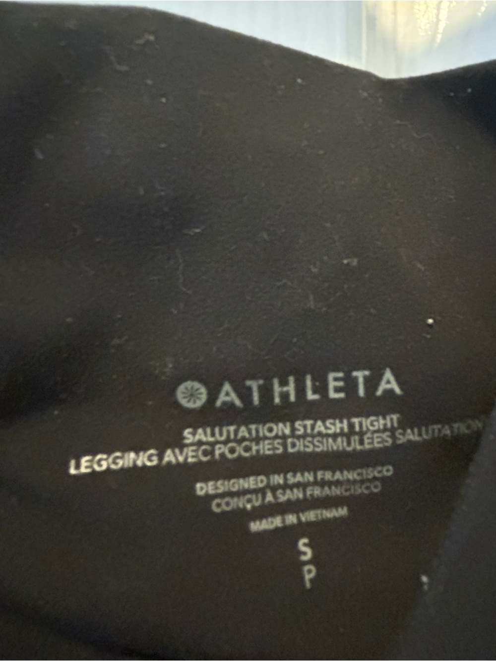 Athleta Black High-Waist Performance Leggings - Picture 2 of 3